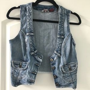 Guess Denim Vest Size M